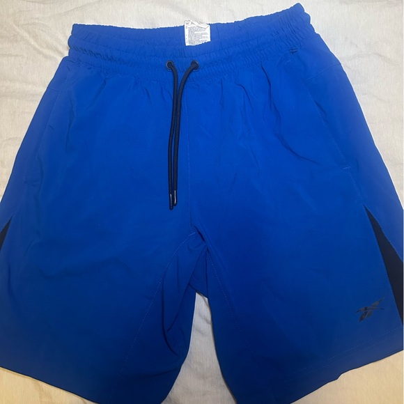 Reebok Men's Vibrant Blue Athletic Shorts - Picture 1 of 3